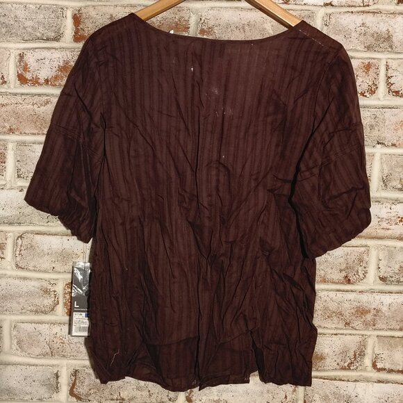 NWT 2007 Mossimo Brown Top - Large - Picture 2 of 6